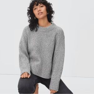 Everlane - The Diamond-Stitch Cloud Crew - XS (NWOT)